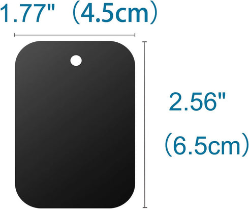 Mount Metal Plate?12Pack? for Magnetic Car Mount Phone Holder with Full Adhesive for Phone Magnet, Magnetic Mount, Car Mount Magnet-12X Rectangula...
