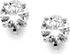 Mariell Cubic Zirconia Crystal Wedding Clip On Stud Earrings for Women, 2 Carat CZ Jewelry For Brides...