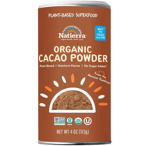 NATIERRA Himalania Organic Cacao Powder Shaker | Non-GMO & Vegan | 4 Ounce...