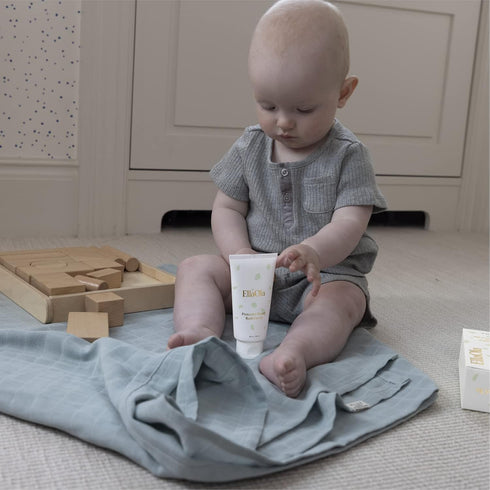 Organic Protective Baby Diaper Rash Cream for Sensitive Skin - 14% Zinc Oxide Rash Ointment Cream Soothes Irritation, Protects from Chafing and In...