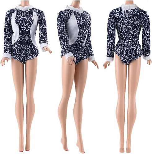 E-TING 10Pcs =5 Sets Beach Bikini Swimsuit Bathing Doll Clothes Swimwear with 5 Pairs Shoes for 11.5 Inch Girl Dolls (J)...