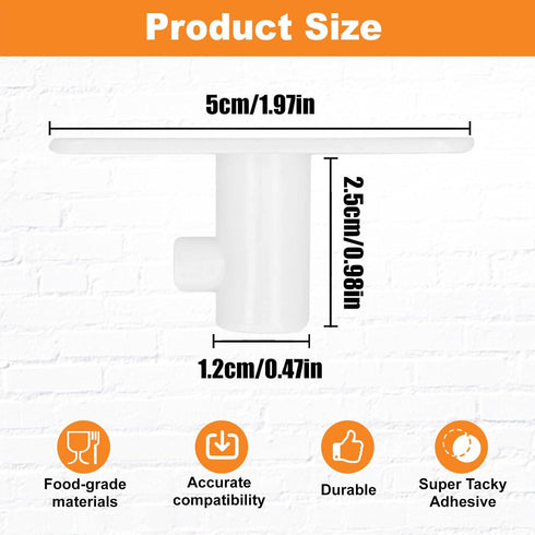 Stand Mixer Attachment Holders Compatible with Kitchenaid Mixer Accessories (White)...