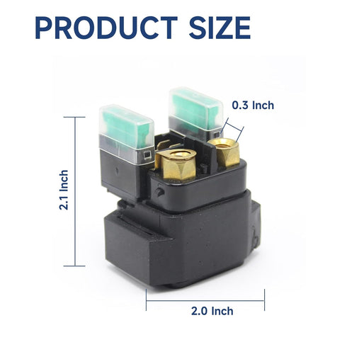 Starter Solenoid for Yamaha ATV YFM 350 400 450 660 Raptor Grizzly, Relay for Yamaha Kodiak Wolverine Big Bear 2003 2004 2005 2006 2007 2008...