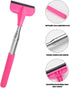 Car Window Mini Squeegee, Portable Tiny Car Side Mirror Squeegee Retractable Car Windshield Wiper to 39.5 in Windshield Squeegee for Car Windows U...
