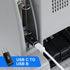 USB A to USB C,Type C Female to USB Male,Type C Male to Type C Female,Type C to USB B iPhone Female to Type c Compatible Samsung Galaxy,Laptop(5pa...