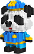 Larcele Micro Building Blocks Animal Set, DIY Mini 3D Building Toy Bricks,339 Dots KLJM-10 (Police Panda)...