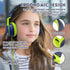 Headphone Kids Volume Limited 85/96dB Wired Over-Ear/On-Earr Foldable Headset with Inline Cable Aux 3.5mm Cord Mic for Boy Girl Child School PC No...