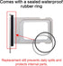 ASDAWN for iPhone 12 Pro Max SIM Card Slot Tray Holder Replacement for iPhone 12 Pro SIM Card Tray Slot Waterproof Rubber Ring and SIM pin(Single ...