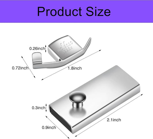 Magnetic Seam Guide for Sewing Machine,Guide Foot Part,WENICE Sewing Machine Accessories 2Pcs...