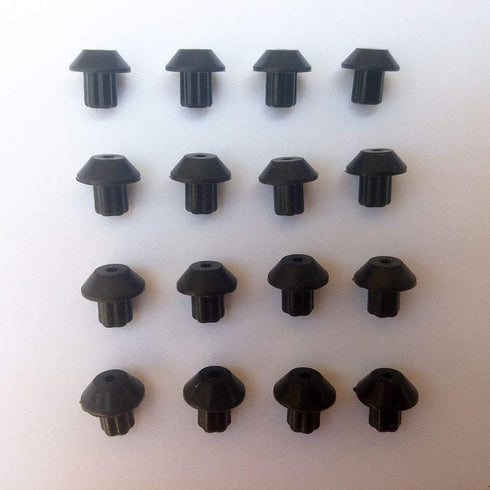 16 pcs WB2K101 Rubber Feet Replacement for GE and Kenmore Range Burner Grate. High Temp Resistant Silicone Rubber Pads Bumper Kit Replace Parts WB2K101, WB02K0101, 247410