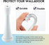 HOME MASTER HARDWARE 12 Pack Door stoppers,Door stop?Door draft stopper,Door stoppers for bottom of door,White rubber door stop,3-in MB Heavy Duty...