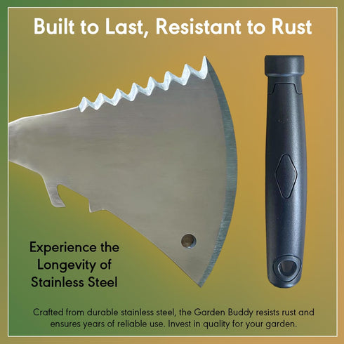 Garden Tool - Yard Tool - Lawn Care - Unique Design - Multifunctional - Hand Garden Tool - Cutting, Tilling, Digging, Weeding, Edging, Uprooting, ...