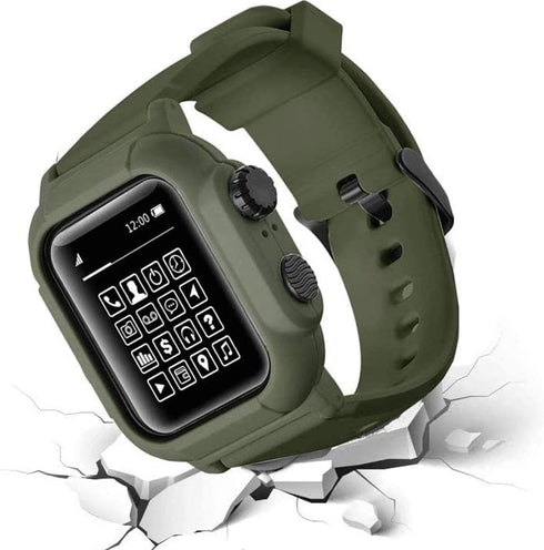 Waterproof Case for Apple Watch Series 6/5/4/SE 44mm, IP68 Waterproof Dustproof Snowproof Shockproof Impact Resistant Apple iWatch Full Body Prote...