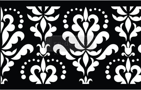 Redesign with Stick & Style Damask Flourish 1 Roll,7"x3Yds (6" Design) 655350655075...