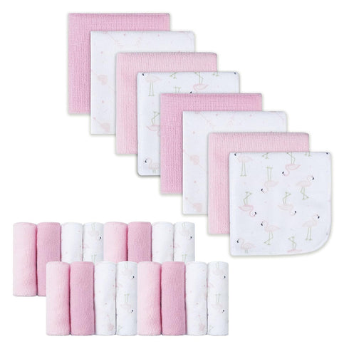 Softan Baby Washcloths, 24Pack Baby Wash Cloths Extra Soft & Ultra Absorbent, Baby Towels and Washcloths Face Towel Unisex for Boys Girls Body, Wa...
