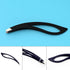 1Pc Black Tweezers, Curve Stainless Steel Hollowed Leaf Eyebrow Tweezer Women Hair Remove Clip Tool - A, (1220459-Gaweb1) Small in Size,Use Safety...