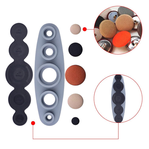 Expanding Sewing Gauge, Sewing Ruler with Universal Tool for Fabric Cover Button Aluminum Sewing Gauge Button Guide Spacing Device for Buttons Ple...