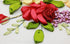 Gogobear Silk Ribbon Embroidery Spring Flower Blooming Kit DIY Wall Decor Stamp Silk Ribbon Embroidery Kit with Instruction...