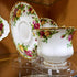 Hipiwe Acrylic Tea Cup Saucer Display Stands Clear Dinnerware Display Easel Stand Teacup Sets Plate Holder,Pack of 8 (8pcs,Short Legs)...