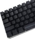 YMDK White Black Dolch Thick PBT 84 68 64 Blank Keyset OEM Profile Keycaps for MX Mechanical Keyboard Keychron K2 K6 Keycool Tada68 YD64 (Black)...