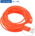 MECCANIXITY Rubber Cord Tube 10ft 2mm Dia 1mm Hole Orange Hollow Tubing for DIY Craft Beading Necklaces Bracelet...