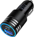 30W USB C Car Charger, PD 3.0 & 2.4A Dual Port Fast Charging Car Adapter 12V USB Outlet Cigarette Lighter Plug for iPhone 15 Pro Max 15 Plus 14 13...