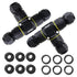 IP68 Waterproof Cable Connector 3-Channel 3-Poles, Outdoor Waterprrof Junction Box Connector,Ideal for 2 or 3 Pin Cables Ø4-12mm,Use for Outdoor B...