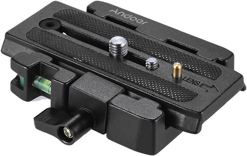 Andoer Quick Release Plate for Manfrotto 501 500Ah 701HDV 503HDV Q5 Head,Camera Tripod Quick Release Adapter...