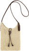 Womens Small Straw Crossbody Bag Handwoven Beach Shoulder Bag Handbag Purse with Tassel for Summer...