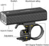1200 Lumens Bike Lights Front and Back,3 LED USB Rechargeable Bicycle Light,Super Bright Bike Lights for Night Riding,Bike Headlight with Power Ba...