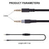 Replacement Cable Compatible with Kingston Hyperx Cloud Mix Alpha Gaming Headset, Volume Control Inline Mute, Detachable/Removable 3.5mm Audio Aux...