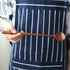 Long Spoons Wooden, 5 Pieces Korean Style 10.9 inches 100% Natural Wood Long Handle Round Spoons for Soup Mixing Stirrer Kitchen Tools Utensils, F...
