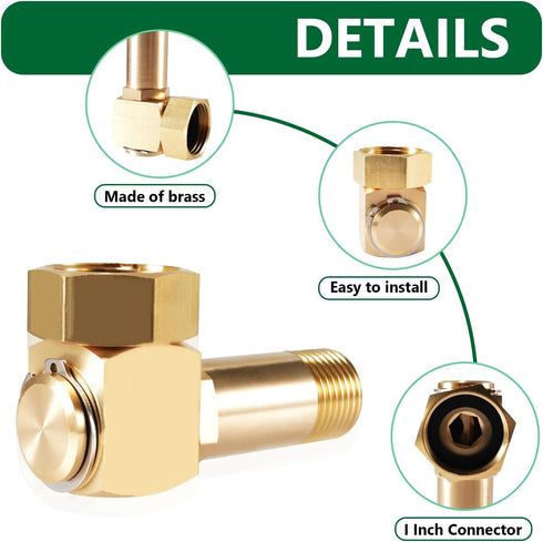 Hose Reel Replacement Parts, Garden Hose Adapter, Swivel Hose Reel Cart Connector, 4000 Brass Replacement Part Swivel Fittings...