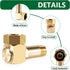 Hose Reel Replacement Parts, Garden Hose Adapter, Swivel Hose Reel Cart Connector, 4000 Brass Replacement Part Swivel Fittings...