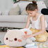 FUYU Cat Stuffed Animals, Soft Cat Plush Pillow Kawaii Kitten Stuffed Animal Toy Gifts for Kids Boys Girls Room Decor (White Round Eyes,15in/37cm)...