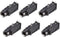 uxcell PCB Mount 6.35mm 3 Pin Socket Headphone Stereo Jack Audio Video Connector Black 6Pcs...