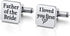Father of The Bride Cufflinks, Father of The Bride Gift from Daughter, Gift for Dad on Wedding Day, I Loved You First Cuff Links...