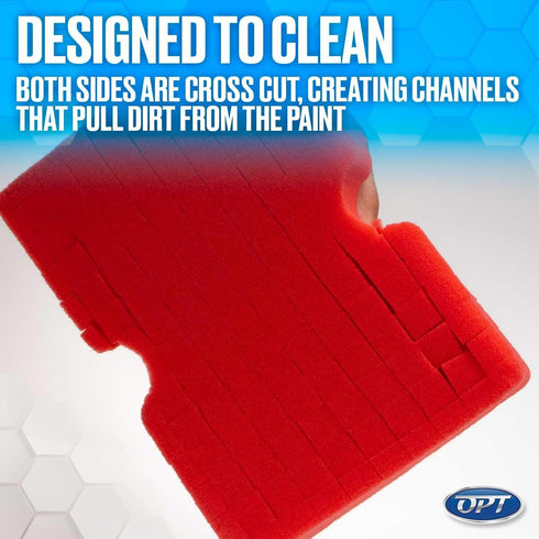 OPT 22516 Optimum Big Red Sponge, 1 Pack...