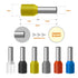 1000pcs AWG10 Terminal Connector Wire Insulated Cord Pin Ends Terminals for Electric, Industrial, Chemical Industry, Power Control System, etc. (1...