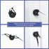 Yookeer 15 Pieces Magnetic Cable Clips Zip Tie Mount Base Black Magnetic Wire Holder Multipurpose Cable Ties Mount Wire Clips Management Base Elec...