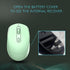 ONE-UP Wireless Mouse, 2.4G + Bluetooth, Rechargeable Battery, Silent, Portable, Smooth, USB Nano Receiver, for Laptop, Chromebook, PC, Mac, Windo...