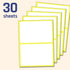 60 Pack, Large Labels for Storage Bins, Organizing - White, 6" x 4"...