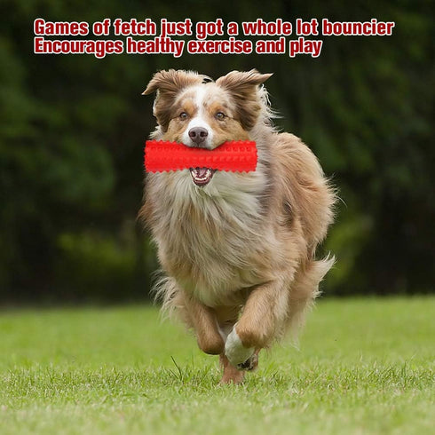 VANFINE Dog Toy, Squeaky, Tough, Durable Stick Chew Toy for Large Dogs, Puppies and Aggressive Chewers with Non-Toxic Natural Rubber (Medium/Large...