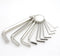 10pcs Silver Allen Wrenches Set, 1.5-10 mm Hex Key Key Chain Set, Portable L Shape Bike Allen Wrench Repair Tool...