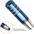 Miytsya Pack-1 Gear Stick Shifter Knobs, American Flag Design Metal Gear Stick Shift Knob, Automatic Shift Knob, Weighted Car Shift Handle Knob Fi...