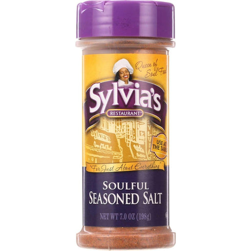 Sylvia’s Soulful Seasoned Salt, All-Purpose Seasoning Mix for Steak, Chicken, Vegetables, and More, 7oz...