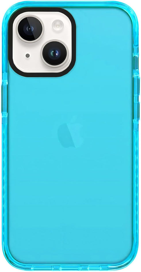 Neon Clear Case for iPhone 14 6.1inch, Cute Retro Vibrant Design Phone Cases for Women 80s Accessories,Camera Protector Cover Soft Silicone Shockp...