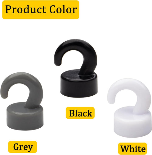 Small Magnetic Hooks White(2024 New) for Refrigerator, Mini Magnetic Hooks Light Duty for Cruise Cabins, Magnet Hook Tiny for Kitchen, Classroom, ...