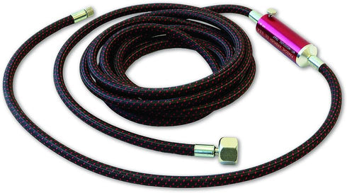 Paasche Airbrush 15' Braided Air Hose w/ Installed Moisture Trap (A-1/8-15MT)...