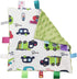 Inchant Boy Tag Security Blanket - Baby Car Plush Comforter Taggy Blankies, Pale Green Textured Underside...